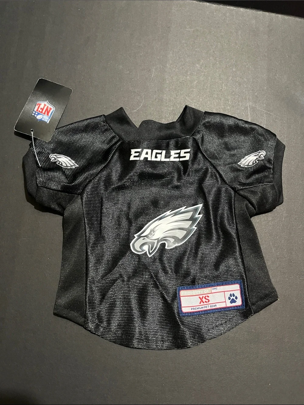 Philadelphia Eagles NFL Dog Pet Stretch Jersey XS NWT!.
